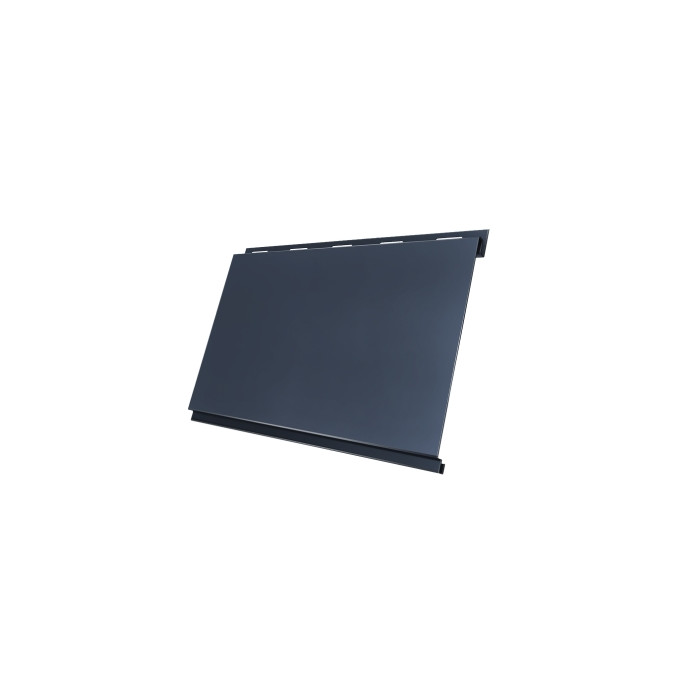 Финишный профиль Фиброцементный сайдинга Decover Satin RAL 7024 Мокрый асфальт 0.5 | с пленкой